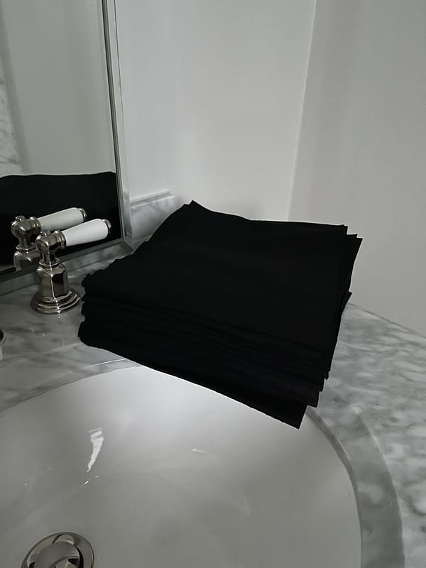 Wegwerphanddoeken 90x45 zwart
